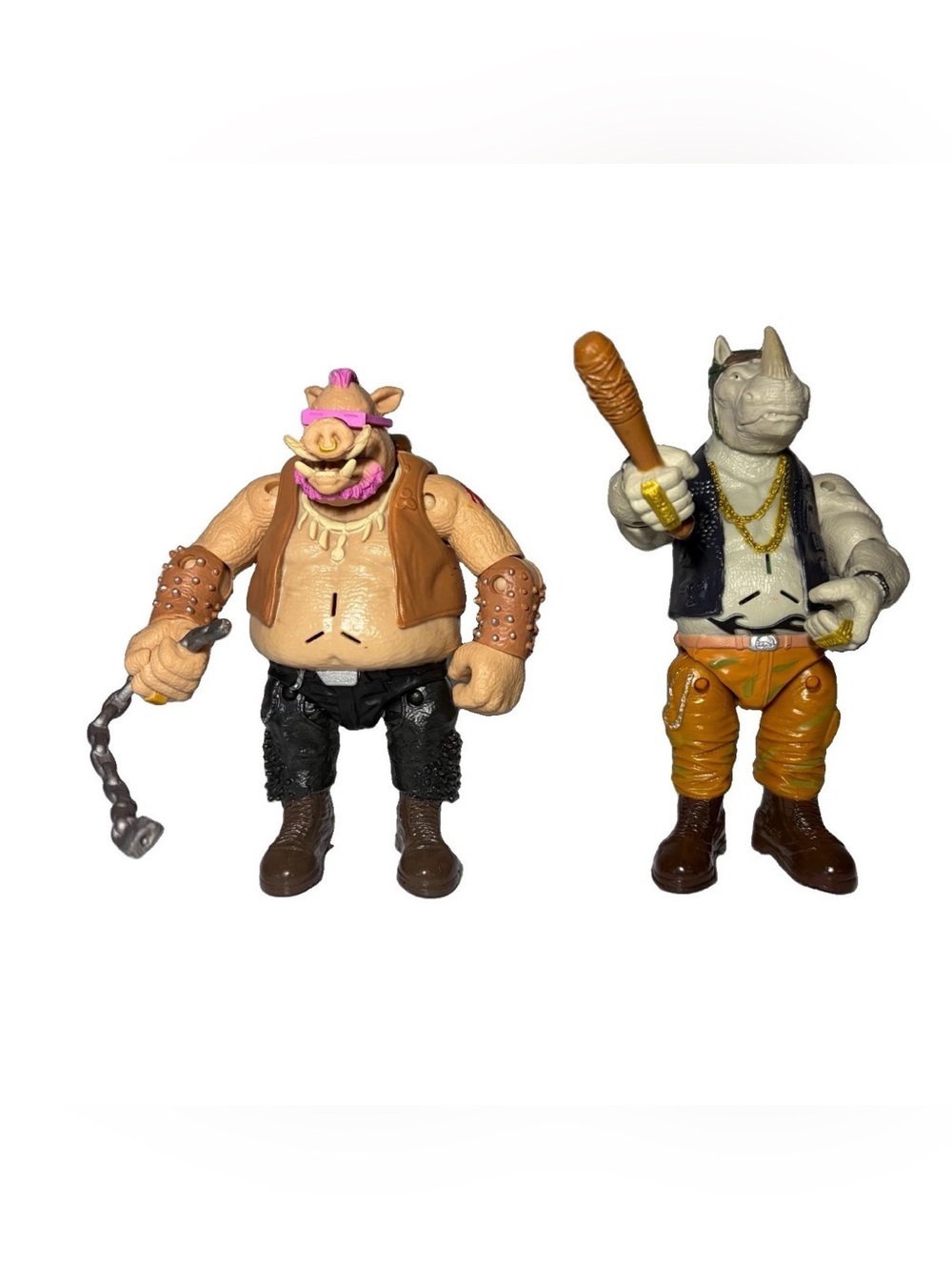 2015 Bebop and Rocksteady action figures from Playmates Toys 6inches tall